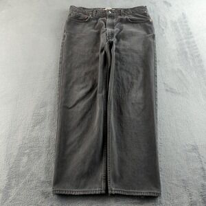 Vintage Levis 550 Jeans Mens 38 (Fits 34x29) Black Faded Relaxed Denim Y2K Pants